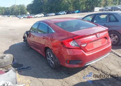 2020 Honda Civic Lx from USA, damaged, VIN 2HGFC2F63LH550268